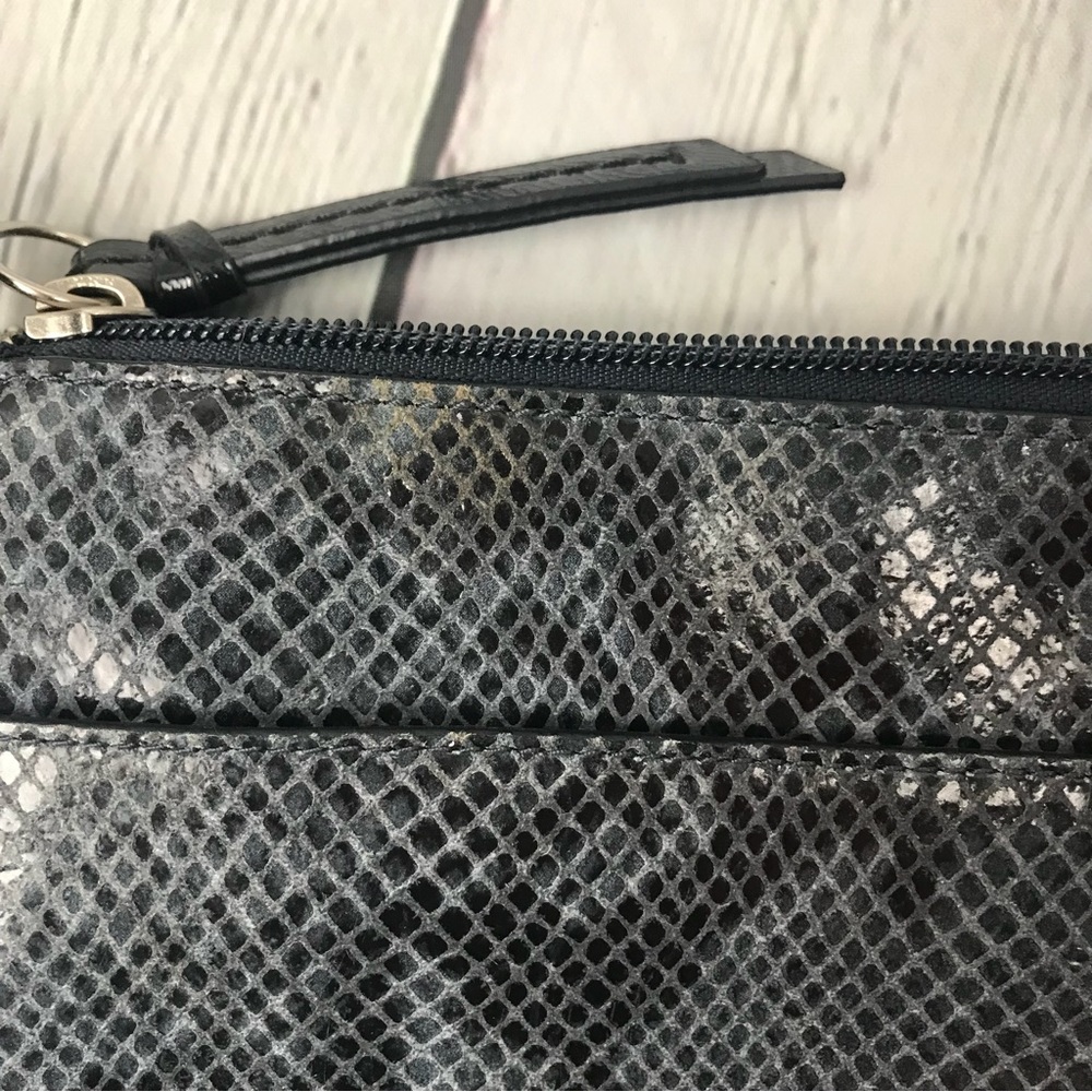 COACH Python Print Crossbody Purse with Patent Leather Accents - Picture 16 of 16